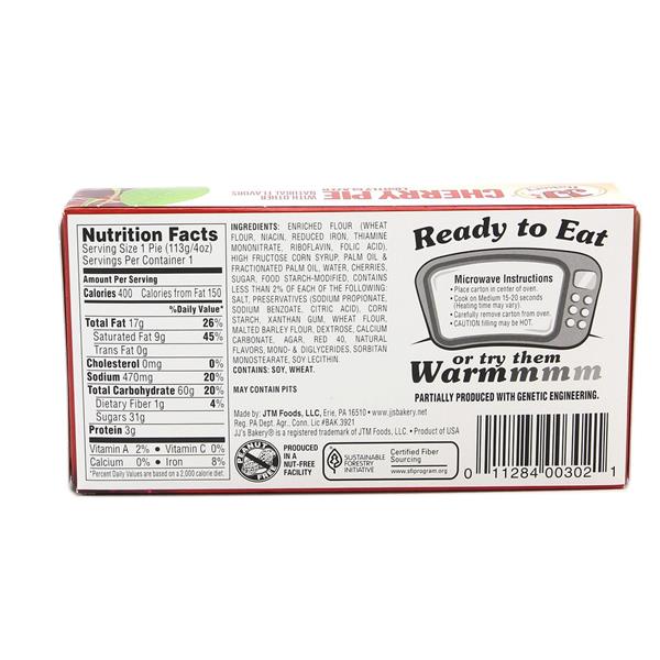 JJ's Bakery Cherry Pie HyVee Aisles Online Grocery Shopping