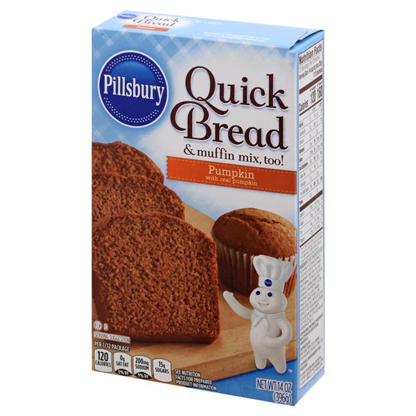 Pillsbury Quick Bread & Muffin Mix, Pumpkin | Hy-Vee Aisles Online ...