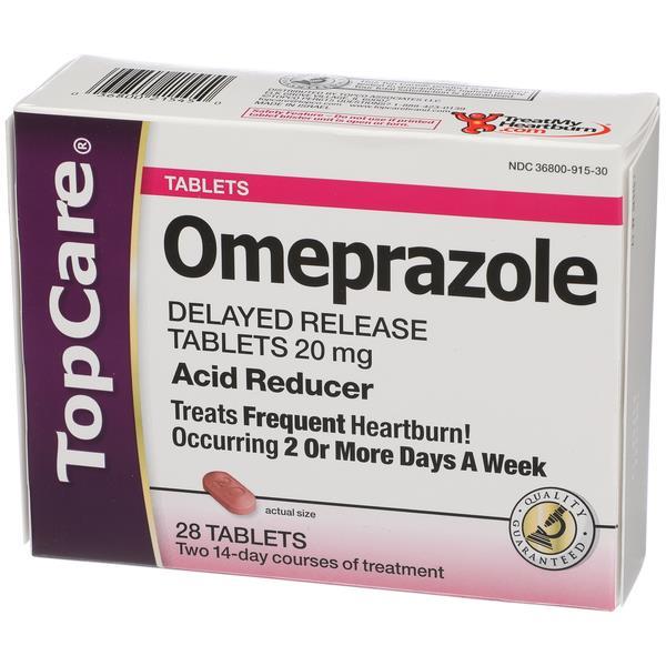 TopCare Omeprazole Acid Reducer Tablets | Hy-Vee Aisles Online Grocery ...