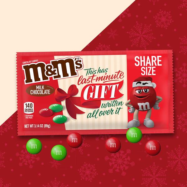 M&M'S Milk Chocolate Holiday Messages Share Size Candy | Hy-Vee Aisles ...