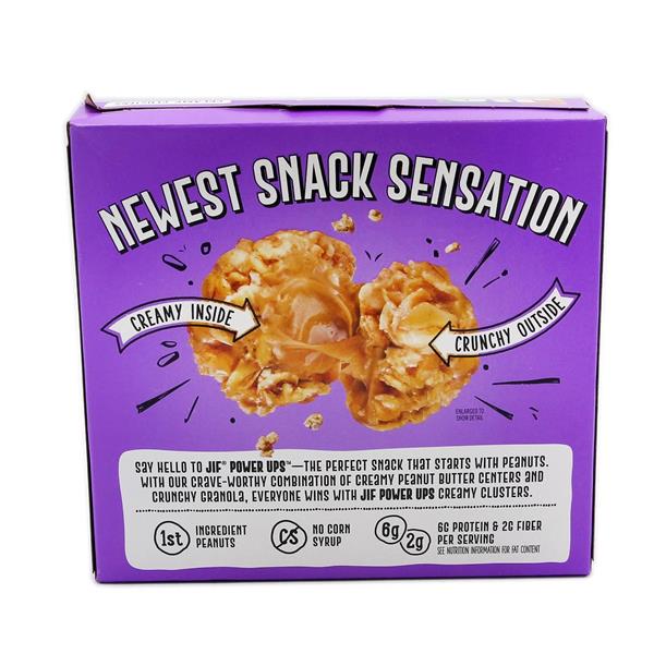 Jif Power Up Creamy Peanut Butter Cluster Bars 51.3 oz Pouches Hy