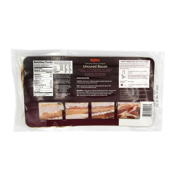 HyVee Naturally Hickory Smoked Uncured Bacon HyVee Aisles Online