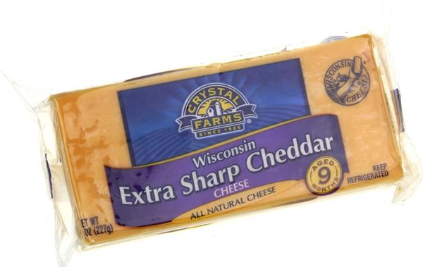 Crystal Farms Wisconsin Extra Sharp Cheddar Cheese | Hy-Vee Aisles