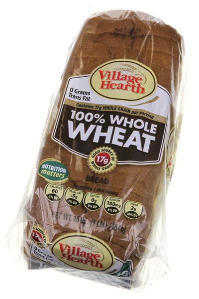 Village Hearth 100% Whole Wheat Bread | Hy-Vee Aisles Online Grocery ...