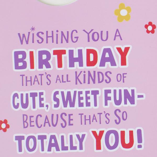 Hallmark Birthday Card for Kids Fairy and Snail with Stickers