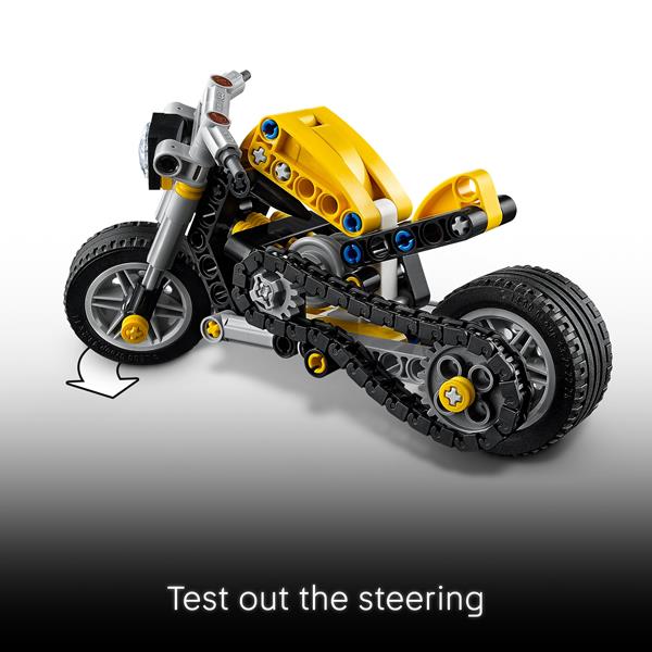 LEGO Technic Yellow Motorcycle Toy 42225 | Hy-Vee Aisles Online