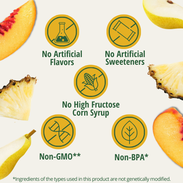 Del Monte No Sugar Added Mixed Fruit Fruit Cup Snacks, 4-4 Oz. Cups ...