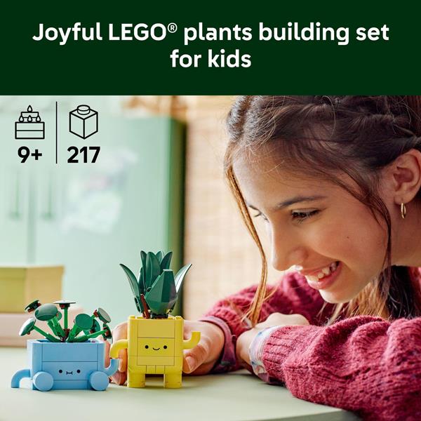 LEGO Botanicals Happy Plants, 9+, 10349, 217 Pieces | Hy-Vee