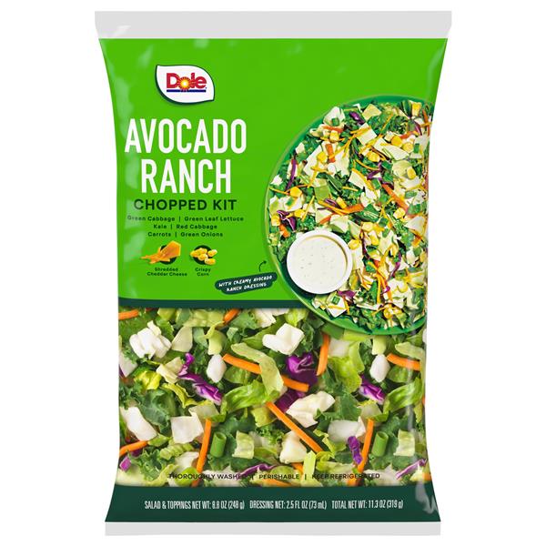 Dole Avocado Ranch Chopped Kit | Hy-Vee Aisles Online Grocery Shopping