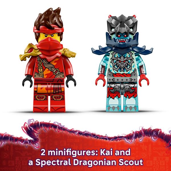 LEGO NINJAGO Kai's Motorcycle Speed Race Kids Toy 71838, 79 Pieces