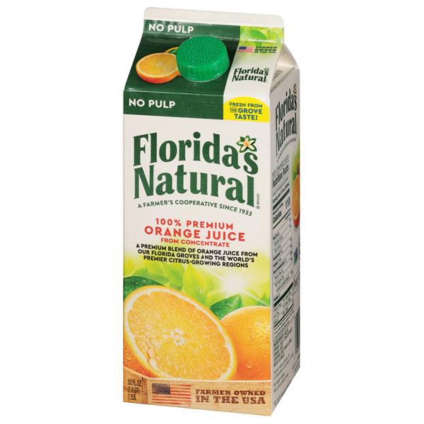 Florida's Natural Orange Juice, No Pulp | Hy-Vee Aisles