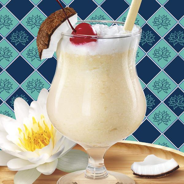 Coffee mate White Lotus Piña Colada Flavored Coffee Creamer, Non