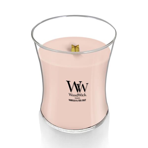 WoodWick Vanilla Sea Salt Scented Medium Hourglass Candle