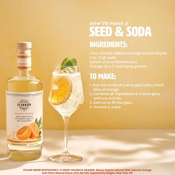 21Seeds Valencia Orange, Blanco Tequila | Hy-Vee Aisles Online