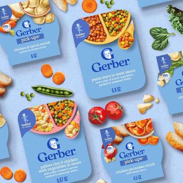 Gerber Toddler Food, Pasta Stars with Chicken & Vegetables