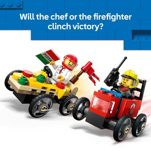 LEGO City Pizza vs. Fire Truck, 60458, 70Pc, 5+ | Hy-Vee Aisles
