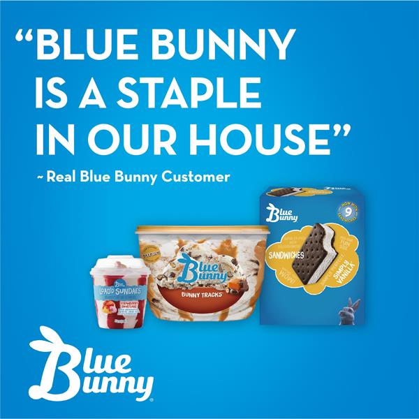 Blue Bunny Double Strawberry Frozen Dessert | Hy-Vee Aisles