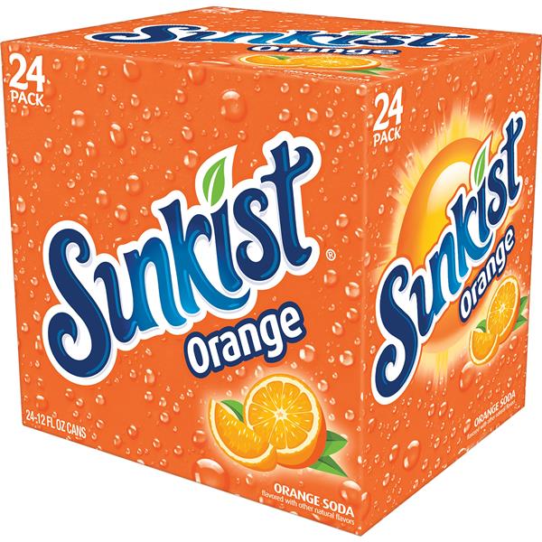 Sunkist Orange Soda, 24Pk | Hy-Vee Aisles Online Grocery Shopping