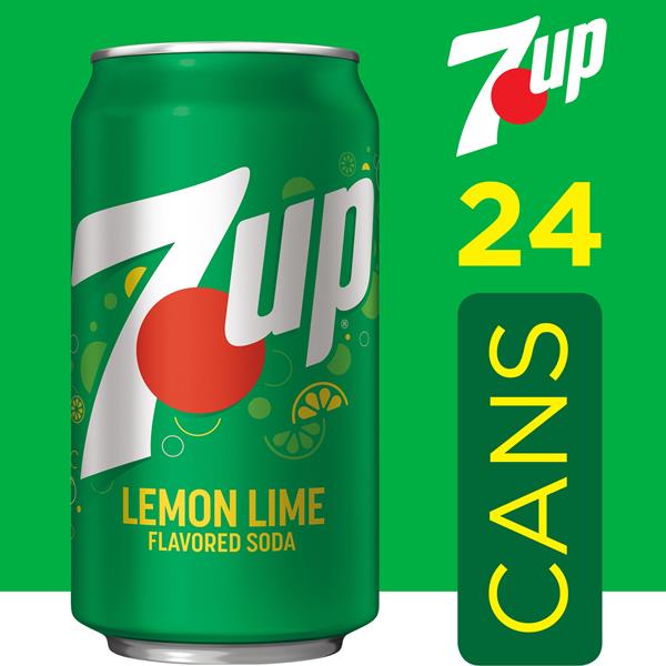7UP Lemon Lime Soda,, 24 Pack | Hy-Vee Aisles Online Grocery Shopping